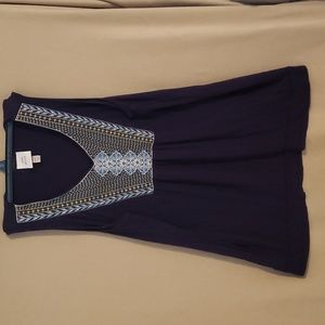 Embroidered Tank Top